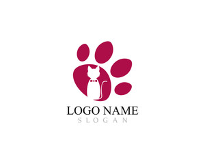 Paw logo template