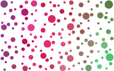 Light Pink, Green vector  background with spots.