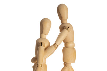 Personal encouragement. Mutual assistance and support. Helping hand. Team spirit.