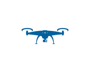 Drone logo vector icon design 