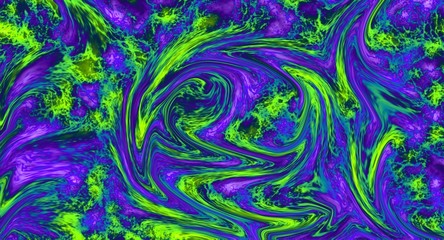 illustration of a colored abstract background swirling colored texture in intricate pattern