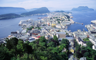 stadt alesund.norwegen