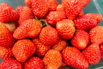 Red Strawberry background