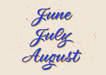 month_summer_calligraphy