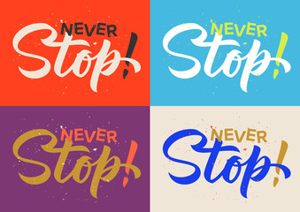 never_stop_calligraphy_set