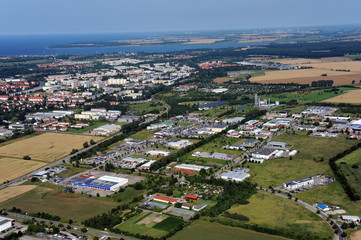 Greifswald, Gewerbegebiet Helmshäger Berg 2014