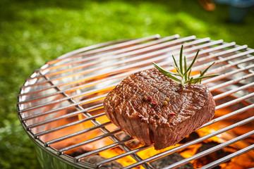 Succulent medallion of prime beef fillet steak