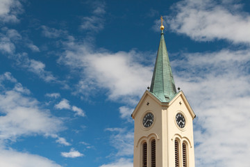 Church of St. Wenceslaus, Mnisek pod Brdy, Czech Republic.