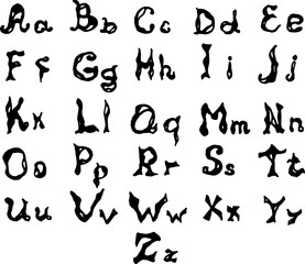 English Latin universal font	
