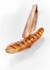 Single barbecued pork sausage