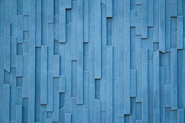 blue abstract wall background textured in the street