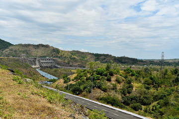 Fototapeta na wymiar Around the Magat Dam located in the Cagayan city, Isabela, Philippines