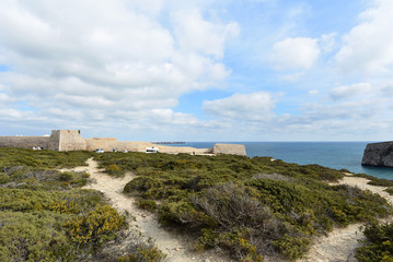 Fototapeta na wymiar Fort of Beliche, Algarve, Portugal
