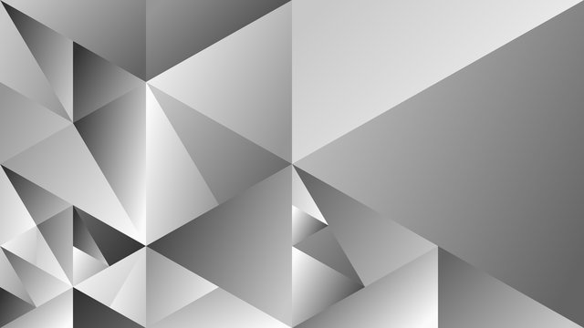 Dynamic geometric gray gradient mosaic triangular webpage background