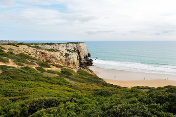 Fototapeta na wymiar Beach of Beliche,Algarve, Portugal