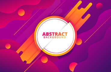 Abstract geometric background. Dynamic shapes composition. Background template for banner, web, landing page, cover, promotion, print, poster, greeting card. Cool gradients.
