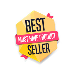 Best Seller Shopping Label