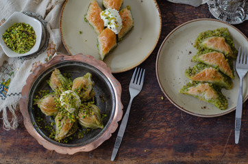 Turkish baklava varieties,