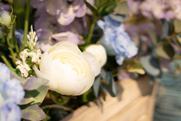 Colorful wedding decoration