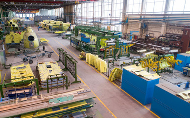 Helicopter aviation plant making process