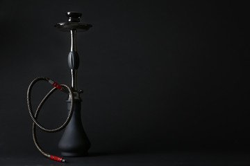 Hookah on dark background