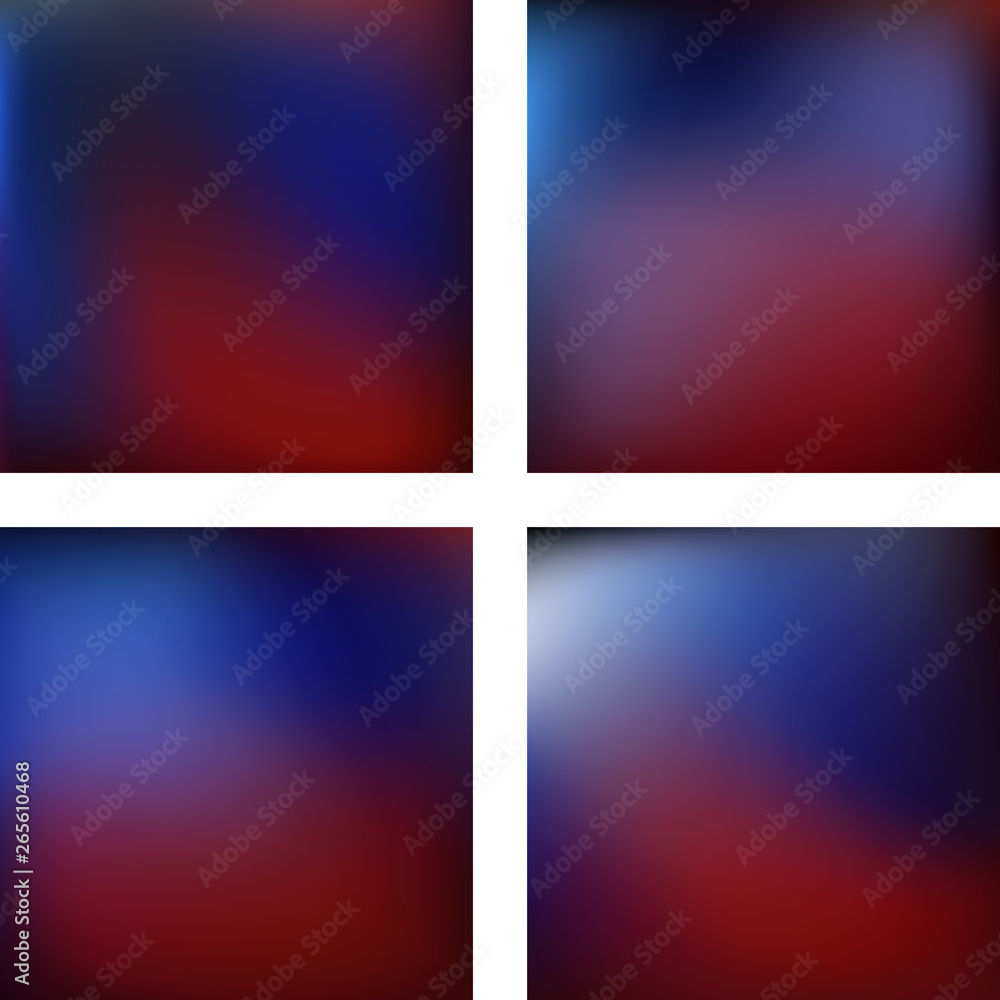 Poster set with abstract blurred backgrounds. vector illustration. modern geometrical backdrop. abstract te