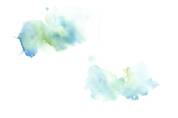 Hand drawn watercolor abstract colorful background, stains