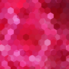 Background of geometric shapes. Pink mosaic pattern. Vector EPS 10. Vector illustration