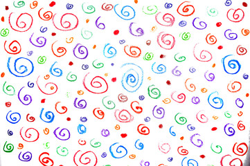 pattern with colorful circles