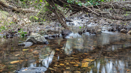 creek in extremadura, spain