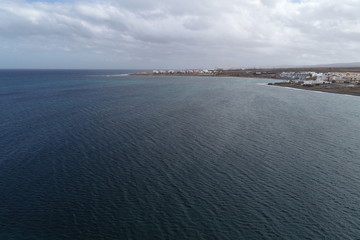 Obraz premium desde el aire con amor