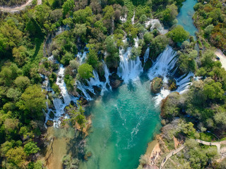 Kravica waterfalls on the Trebizat River in Bosnia and Herzegovina