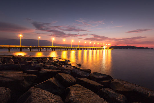 UMS ODEC JETTY BLUE HOUR