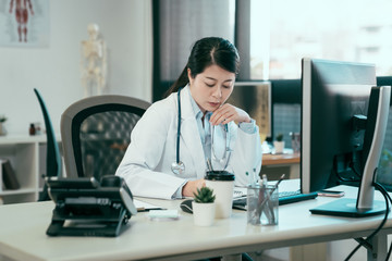 medical staff learning new knowledge in clinic