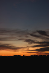The Blue Afterglow