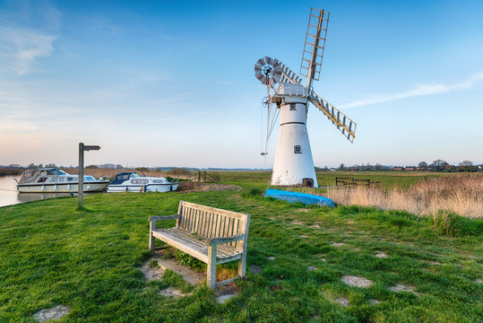 Thurne Mill on the Norfolk Broads