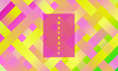 Geometric Background with Halftone Rectangles. Trendy Colorful Gradient. Bright Abstract Template for Cover, Presentation. Minimal Design. EPS10 Vector. Trendy Geometric Background in Modern Style.
