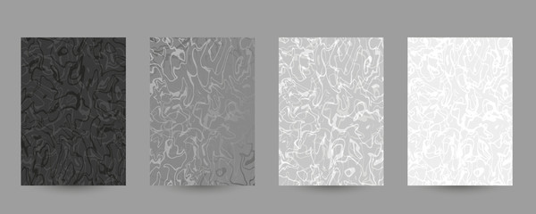 Set of abstract marble textures