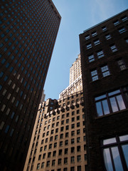 Fototapeta na wymiar Financial district. Manhattan, New York City, United States.