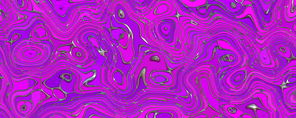 Abstract wavy metallic purple background