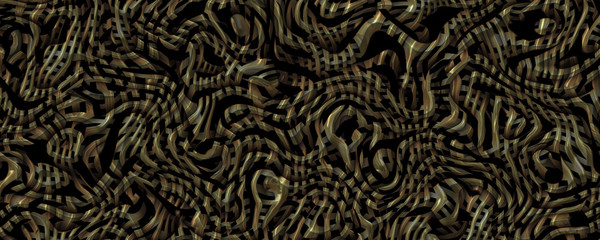 Abstract wavy bronze background