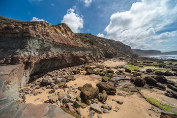 Coast of the Atlantic Ocean in Portugal.