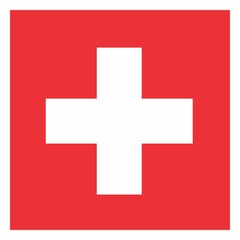 Switzerland flag illustration