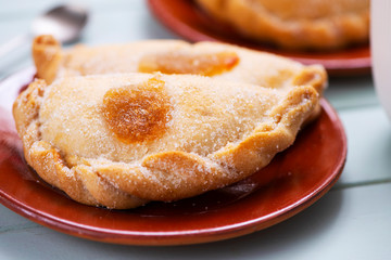 pastissets, typical pastries of Catalonia, Spain