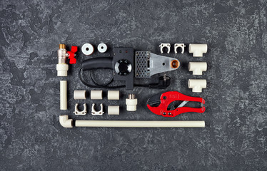 Hand tools for water and heating installation