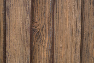 Brown old wood wall. Textured background  with wooden natural panel. Wood vintage material for decoration.