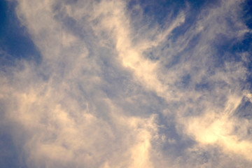 blue sky with clouds