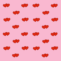 Heart pattern. background look sweet and beautiful for lovers or valentine theme.