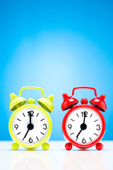 a small alarm clock