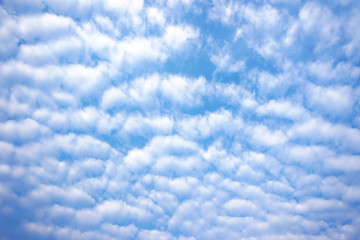 blue sky with white clouds